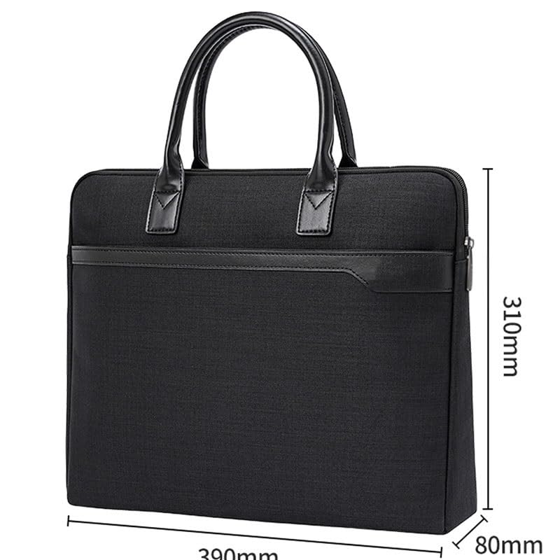 Business Computer Bag Portable Meeting Document Bag Waterproof Large Capacity Briefcase for Men2