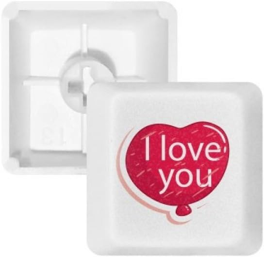 DIYthinker Valentine's Day Pink I Love You Balloon Keycap Mechanical Keyboard PBT Gaming Upgrade Kit