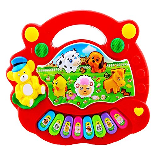 Skyeye Piano Música Juguete niños Música Educación Piano Dibujos Animados Animales Granja Desarrollo Juguetes Regalos para niños, Juegos de Equipo Diseñado para niños
