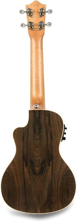 Lanikai ZR-CEC 4 String Ukulele, Ziricote Concert Ukulele, with Rosewood Fingerboard, Cutaway and Electronics