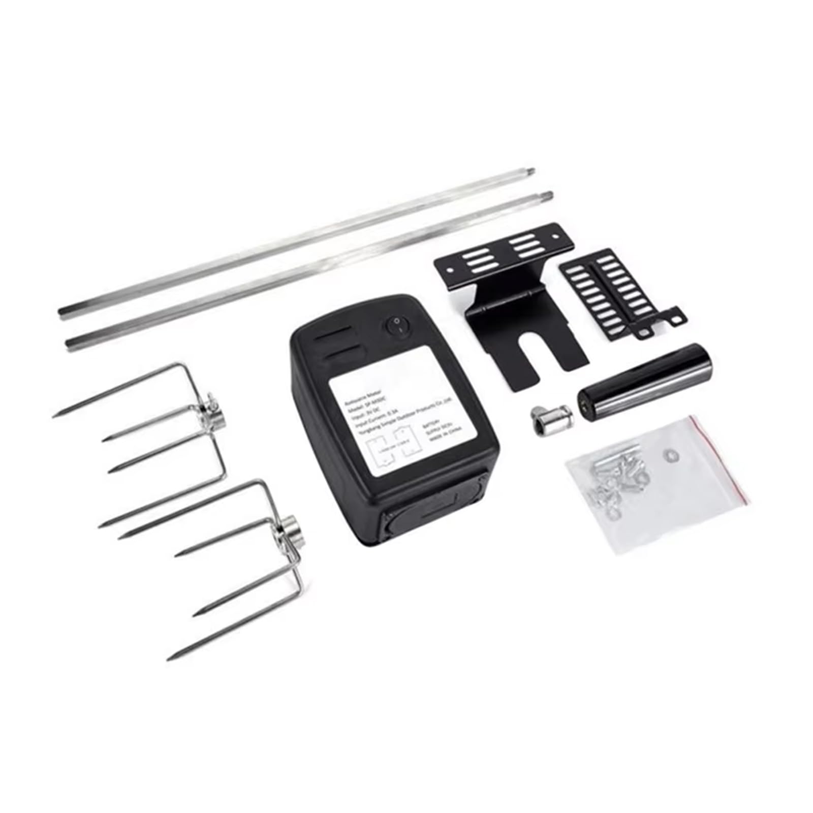 Set di utensili per barbecue portatile elettrico Grill Motore elettrico Grill Grill Set per Campeggio Cottura con funzione rotante
