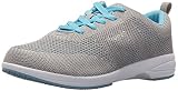 Propét Mujeres Washable Walker Bajos & Medios Cordon Zapatos para Correr, Light Grey/Light Blue, Talla 8.5