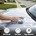 Microfiber Cleaning Cloths for Cars - 2 Pack Chenille Microfiber Wash Pads Gray Car Wash Pad for Gentle Cleaning of Cars Motorcycles Boats,Soft and Highly Absorbent,Easy to Clean and Reusable