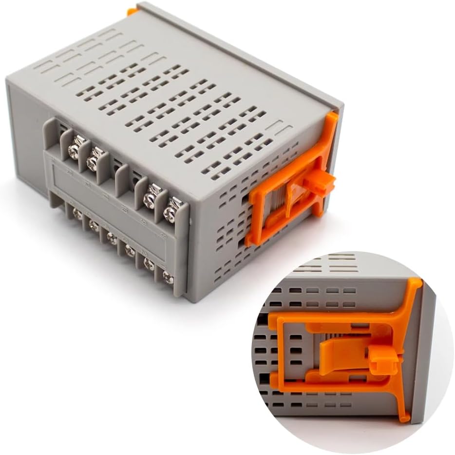 iDili THF-2000 Electrical Thermostat Time and Temperature Integrated Control Digital Display PID Controller K Type AC85-265V (Relay Output)