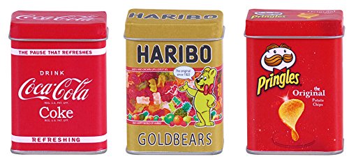 Preisvergleich Produktbild Christian Tanner 0056.6 - Coca Cola, Haribo, Pringles Metalldosen Set
