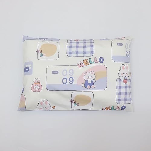 Miniatura 3 de Juego de ropa de cama de cuna 100% algodón para niños y niñas, 3 piezas, incluye funda de edredón, sábana bajera, funda de almohada, decoración de