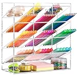 Acrylic Vertical Marker Organizer for 150 Markers, Desk Orgaizer