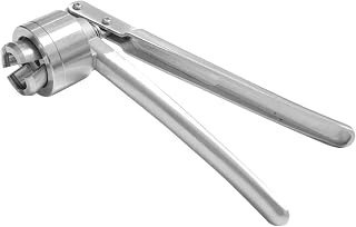 13-32mm Manual Vial Crimper, Stainless Steel Aluminum and Plastic Flip Off Bottle Cap Crimping Tool Perfume Spray Bottle Sealing Machine Silver,15mm