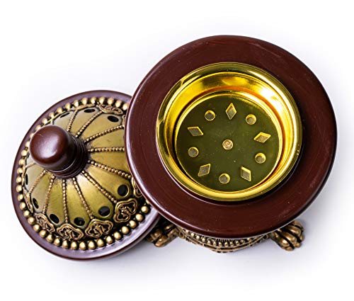 Am Incense Burner Frankincense Resin - Luxury Chalice (Bronze) #TOP3