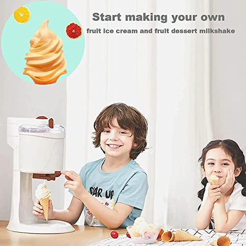 Samnuerly Softeismaschine Heimische Eismaschine 1L Hochleistungs-Eismaschine zum Selbermachen Automatische Mini-Frucht… – Bild 6