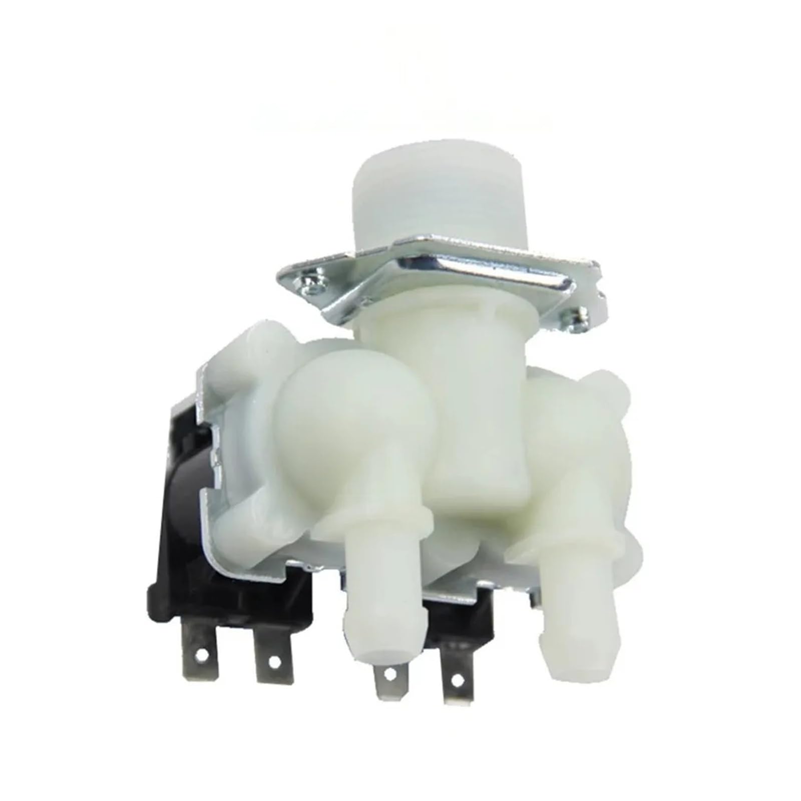 KONGLIE FPS-180A 1 in 2 Out Solenoid Water Inlet Valve Compatible with LG Washing Machine Valve Compatible with Midea Compatible with Little Swan Compatible with Haier Double Nozzle Head Valve