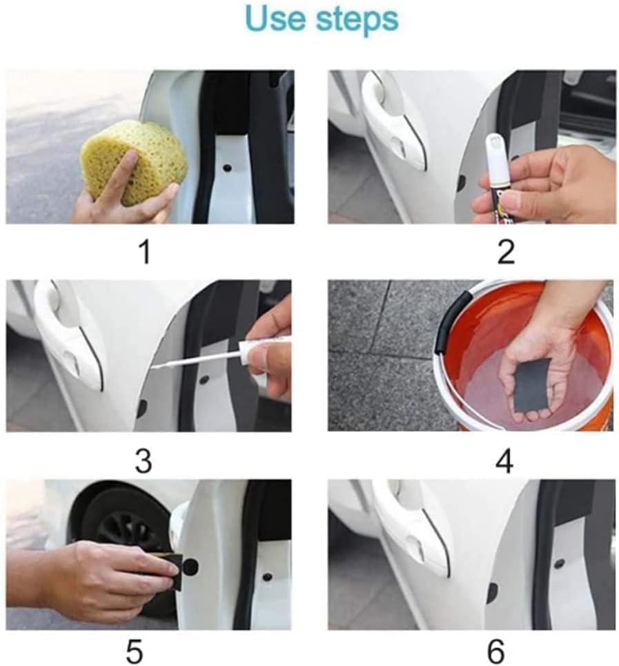 Image of Car Scratch Remover Touch Up Paint Pen Automotive Car Paint Pen 2 In 1 Car Paint Scratch Repair for Deep Scratches Special-Purpose Car Paint (Classic-White)