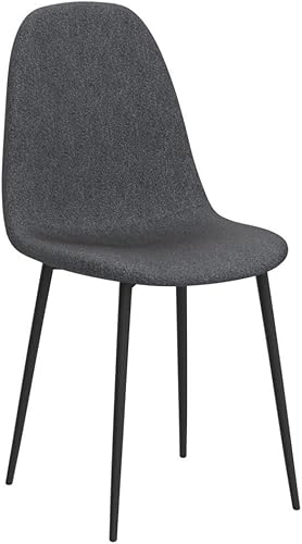 Miniatura 4 de Juego de comedor de cocina tapizada vintage de mediados de siglo, silla individual, gris