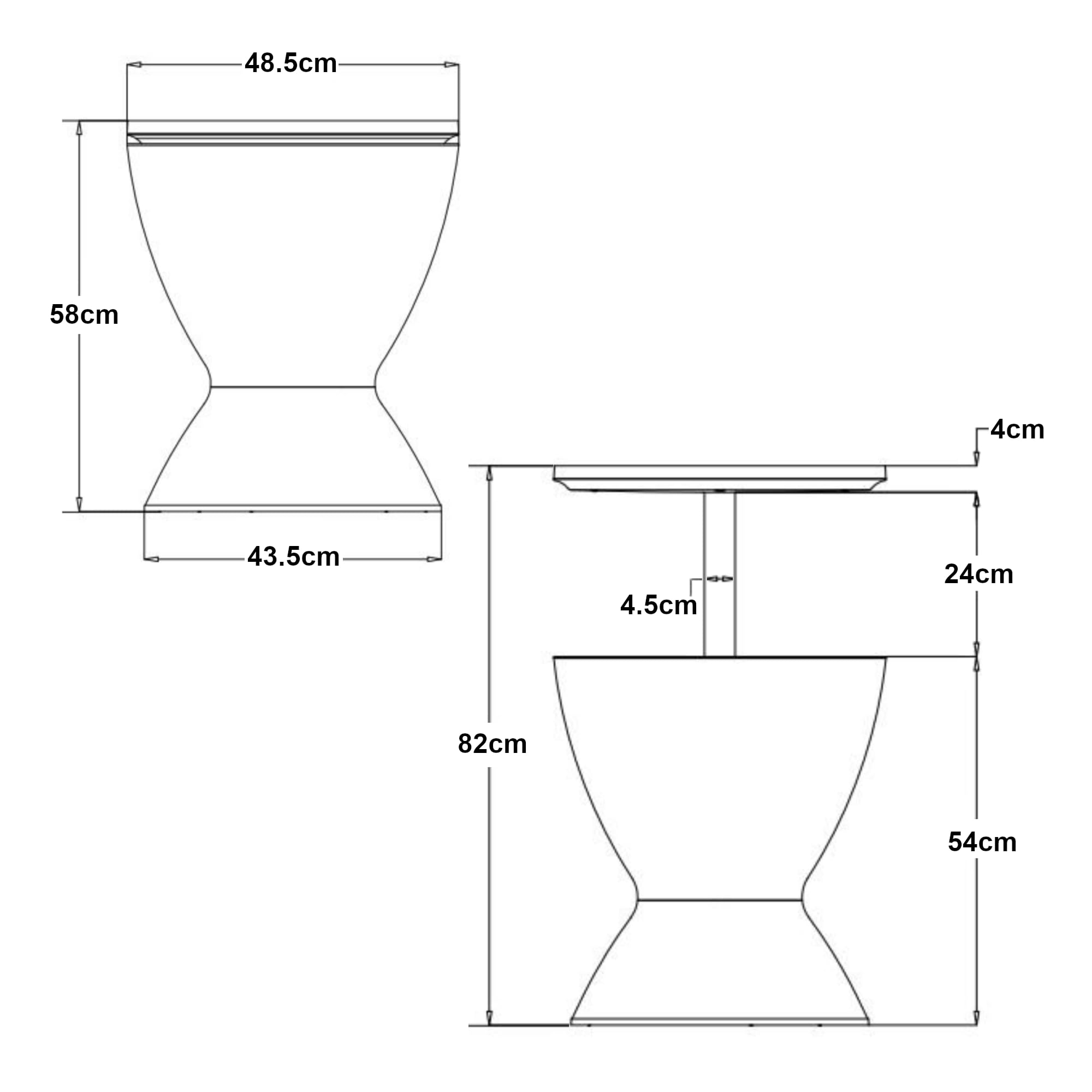 casa.pro Tavolino Frigo Cool Bar a Forma di Clessidra Tavolino Portaghiaccio con Piano Regolabile in Altezza 58-82 cm Marrone Chiaro in Effetto Rattan