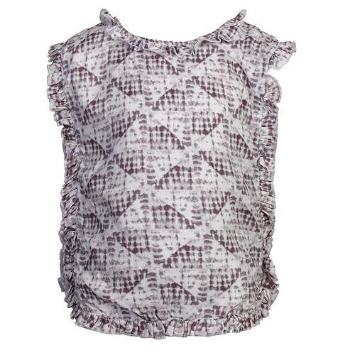 Image of Cotton Casual Round Neck All Over Printed Dress for Girls (Pack of 1)
