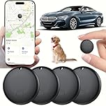 GPS Tracker Tag for Vehicles Work with Apple Find My (iOS only), Car Tracker No Monthly Fee or Subscription, Global Coverage Mini Air Tracker Device for Kid Dog Cat Luggage Bike
