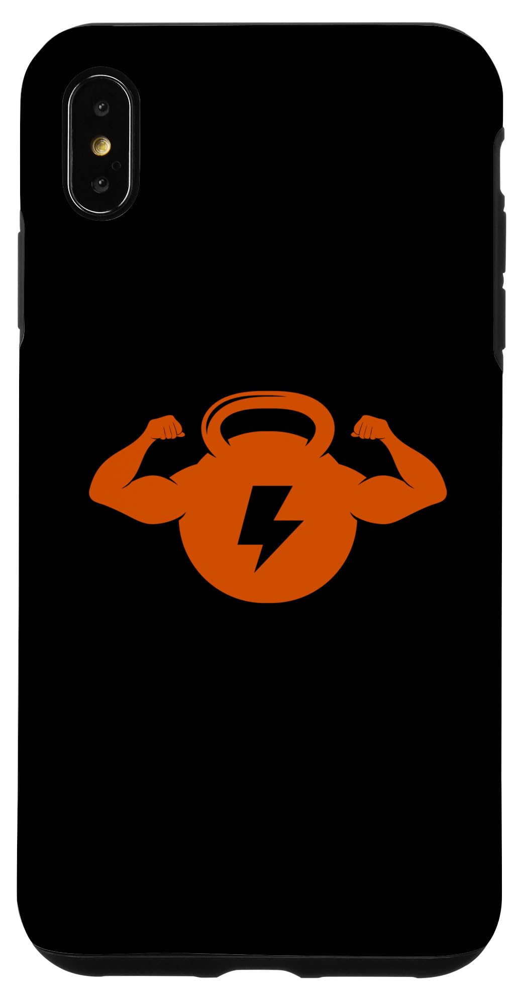 iPhone XS Max Kettlebell Workout Retro Fitness Gym Case