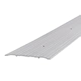 M-D Building Products 68627 Sturdy Aluminum Commercial Fluted Saddle Threshold, Mill Finish: Stylish Doorway Transition Draft Protection (36 in L X 1/4 in W X 6 in H)