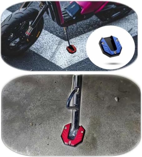 Soporte de pata para Yamaha Xmax 125 250 300 con base de aluminio CNC 3