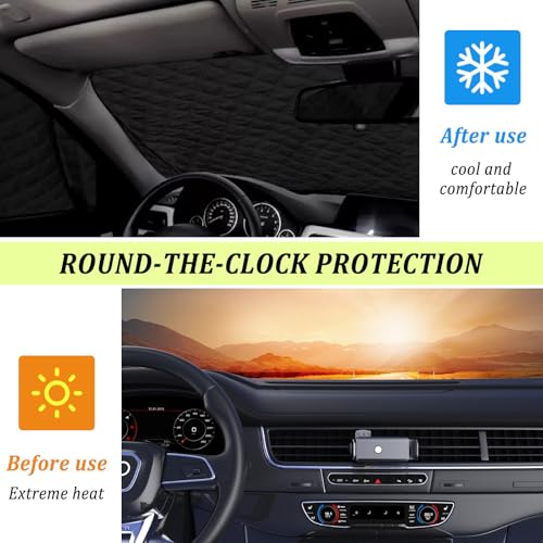 Autoabdeckung Ersatz für VW T5 T6 SWB, Wetterfeste UV-beständige Autoabdeckung Vollgarage Ersatz mit Seitentür-Reißverschluss, Atmungsaktiv Autoplane Ganzgarage für VW T5 T6 SWB, L490(470-490cm)