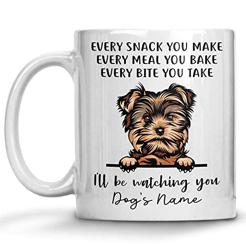 Personalized Yorkshire Terrier Yorkies Coffee Mug, Every