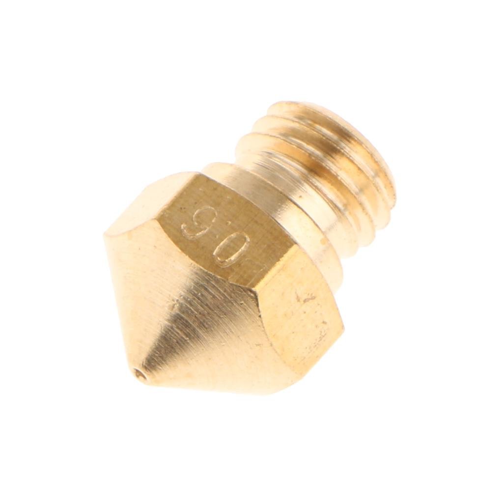 SDR 3D Printer Nozzle Copper Printhead Extruder Print Head for 1.75MM MK10 0.6mm||Manufacturing & Metalworking|Process Equipment|Plastics Equipment & Supplies|Other Plastics Equipment-picture-15