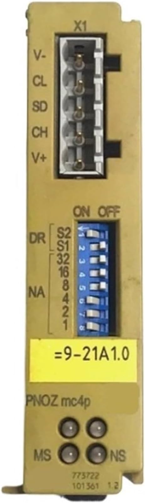 QIAOG Industrial Safe Communication Module PNOZ mc4p DeviceNet Interface 773722 - Overload Protection & Reliable Control for Automation ,0610