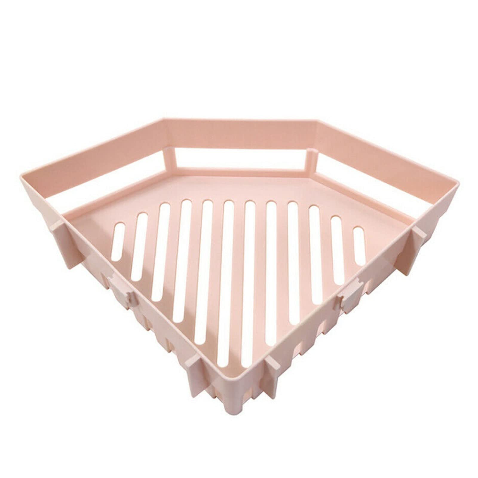 Storage Containers Suction Wall Triangular Shower Caddy Shelf Bathroom Corner Bath Rack Storage Holder Organizer Shelves Plastic Storage
