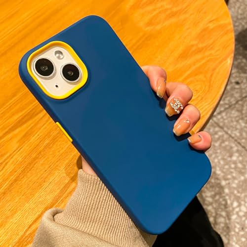 Housse silicone iPhone 12 bleu coque amovible protection premium fine