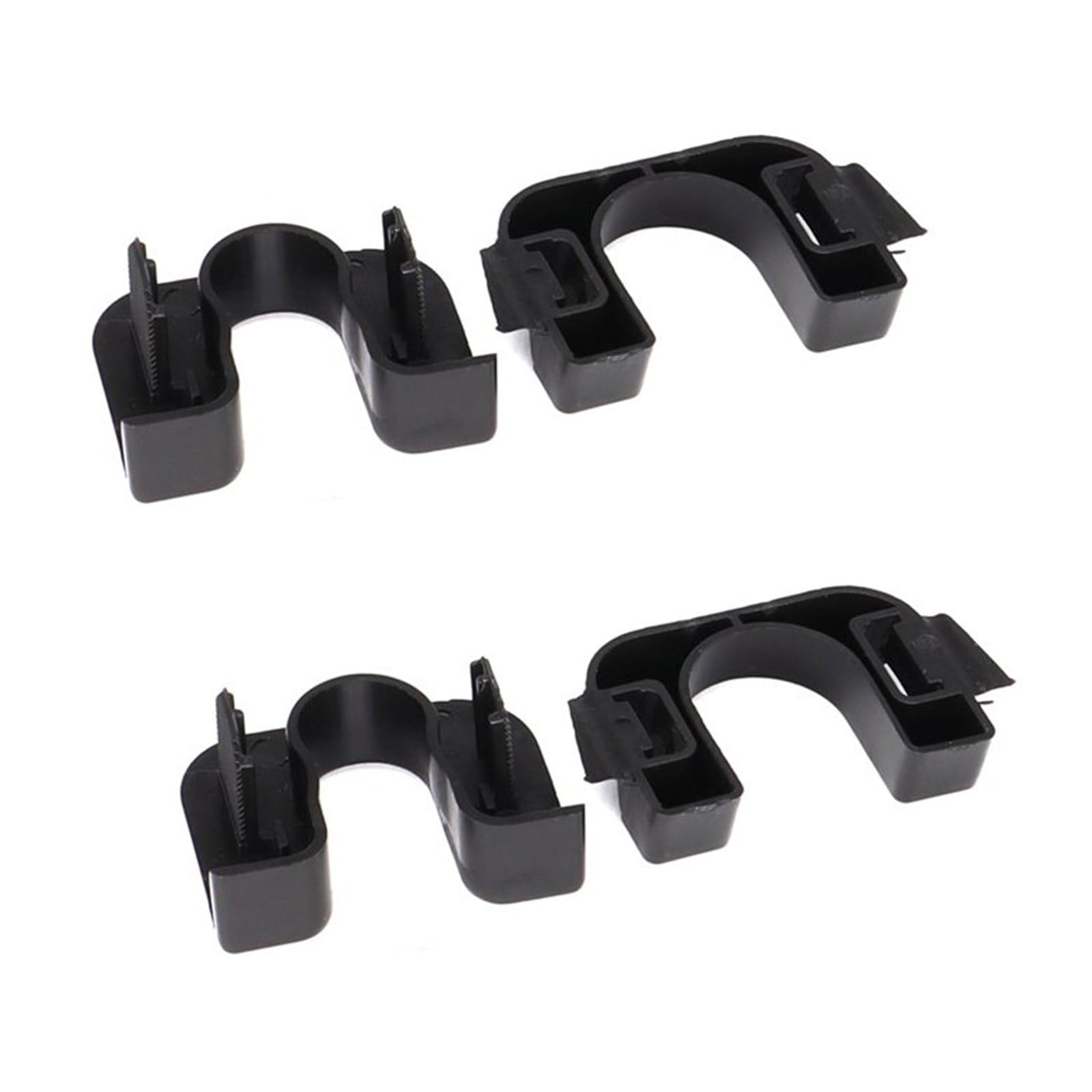 Fnsighd Black 2 Pair Car Luggage Rack Rear Bracket Rack,Reusable Plastic Luggage Bracket Retainer Clip,Easy To Disassemble,Rear Parcel Shelf Clips,Rear Luggage Fastening For Cars,Trucks,Suvs