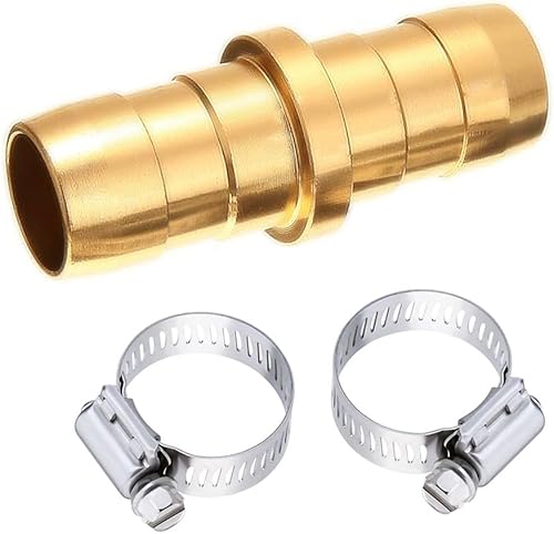 Miniatura 5 de AINEED Kit de reparación de manguera de jardín, kit de reparación de conector de manguera con abrazadera de acero inoxidable, accesorios de