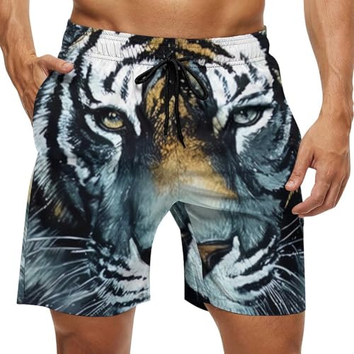 Comfort Men & Boys Big & Tall Swim Trunks Half Pants for Beach Athletic Workout