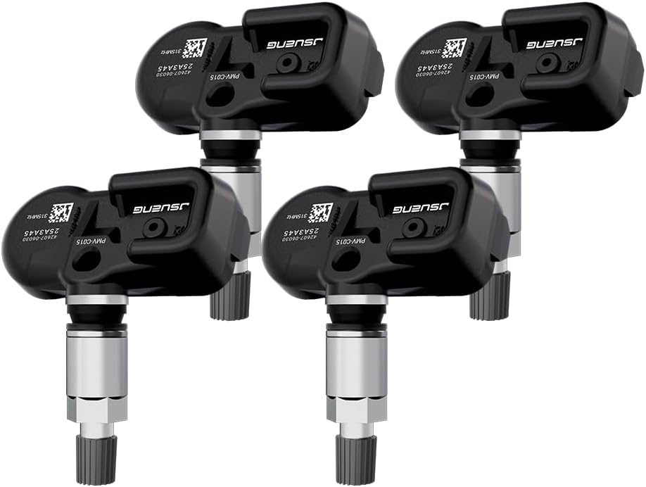 TPMS Sensor for Toyota Camry Yaris Corolla RAV4 Lexus ES GX LC LX, Real-time Tire Pressure Monitoring System Sensor Replaces PMV-C015 4260706020 4260706060 4-Pack 315MHz