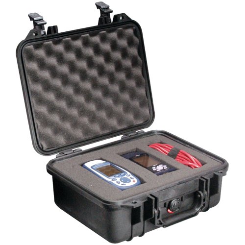 Pelican 1400 COPOLYMR RUGGD CASE w/PICK N' PLUCK FOAM BLACK