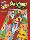 3-D Coloring Book - Christmas Designs (Dover 3-D Coloring Book)
