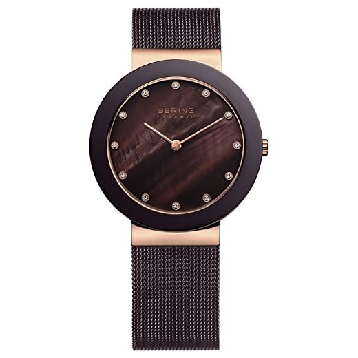 BERING Reloj Analógico para Mujer de Cuarzo con Correa en Acero Inoxidable 11435-262