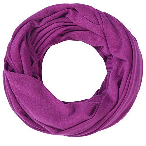 Braga tipo manguera, para hombre/mujer, de punto de algodón, redonda, en colores universales magenta talla única Cover
