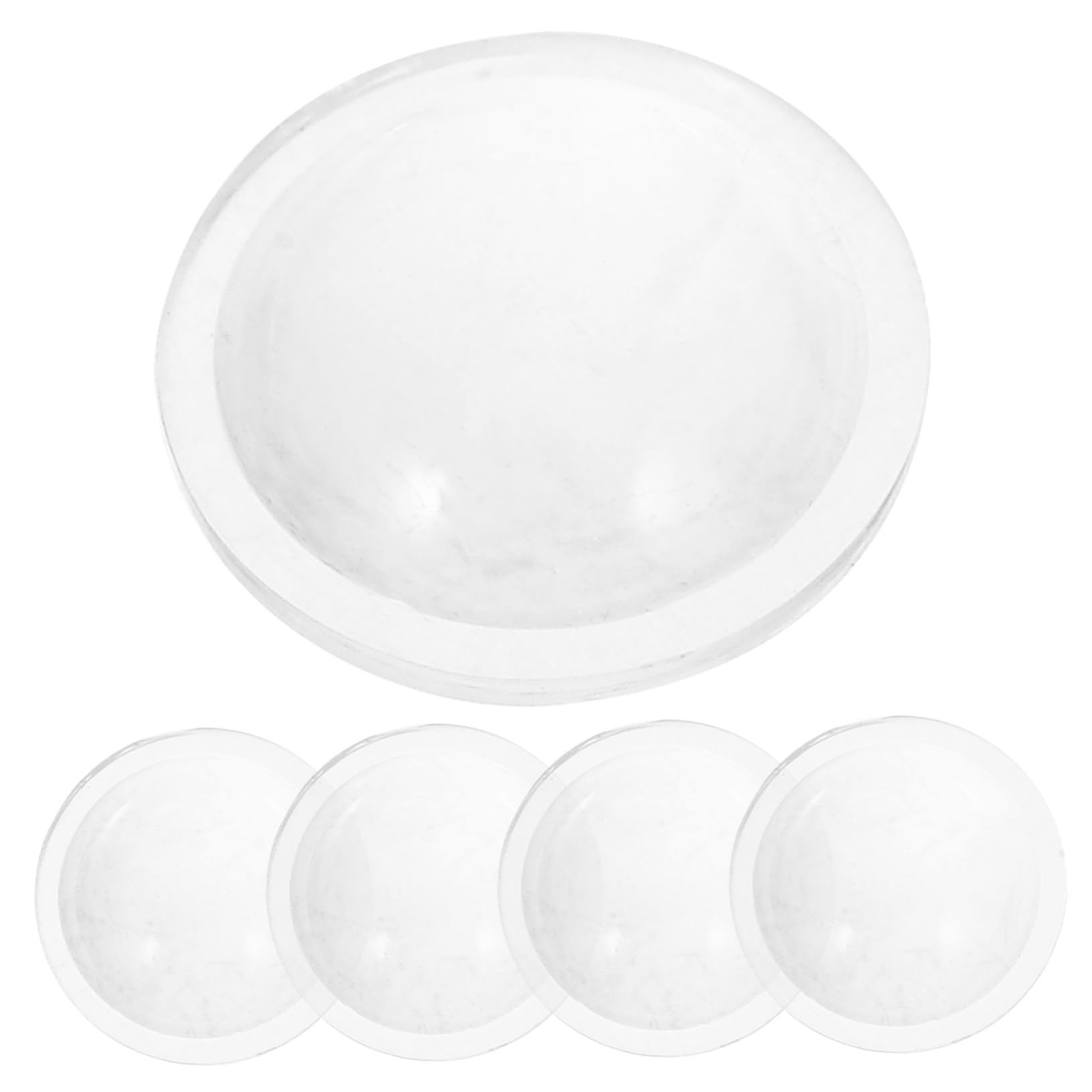 YOSADIER 5pcs Pmma Convex Optical Lens Magnifier Accessory Focusing Tool for Projectors Cameras Light Concentration Easy Installation High Optical Performance