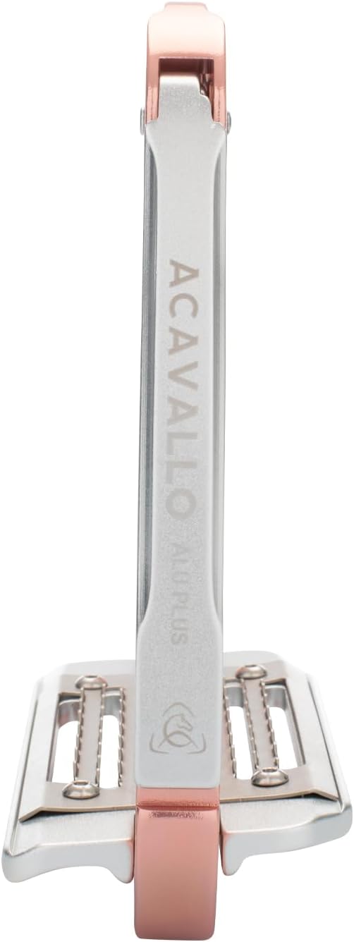 Acavallo Aluplus 2.0 Stirrups, One Size, Antique Rose