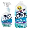 Clean Shower, Daily Shower Cleaner - No Scrub Bundle Pack [32oz. Spray Bottle & 60oz. Refill Bottle]