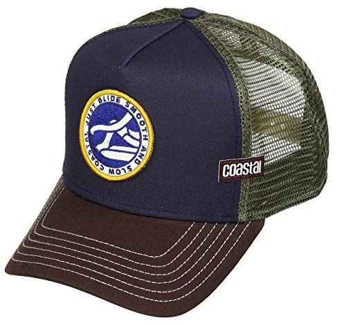Casquette trucker Coastal avec réglage fluide smooth glide navy confortable
