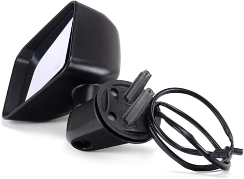 Miniatura 3 de Espejo de puerta para Jeep Wrangler JK 2015 2016 2017 2018 lado del conductor  Potencia  Calentado  Plegado manual  Texturizado  68249847AD,