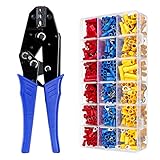 ★★【RATSCHENSTRUKTUR DESIGN】:Das Crimpwerkzeug kann die Verriegelungszeit durch automatische Freigabe verringern, die 50% des manuellen Drucks des menschlichen Körpers sparen kann. Arretierungs- und Positionierungsvorrichtung, selbstlösend Drücken Sie die Verriegelung nach oben, wenn Sie nicht weiterkommen.