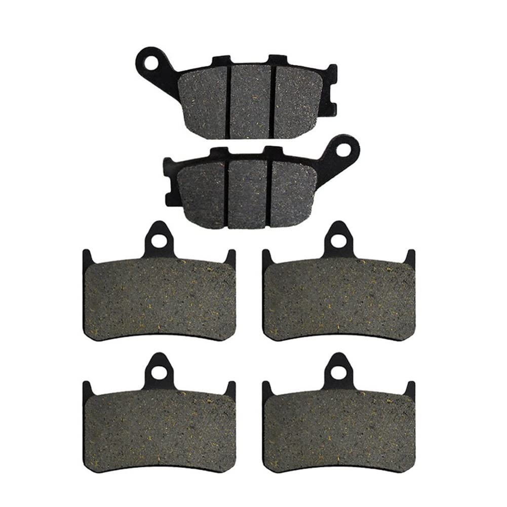 Motorcycle Front Rear Brake Pads For Hond&a VTR1000F 1000 98-05 For Fir&estorm CB900F 919 CB1000F CBR900RR CB1000 CB900 F Brake Disc (Color : Front and Rear Pads)