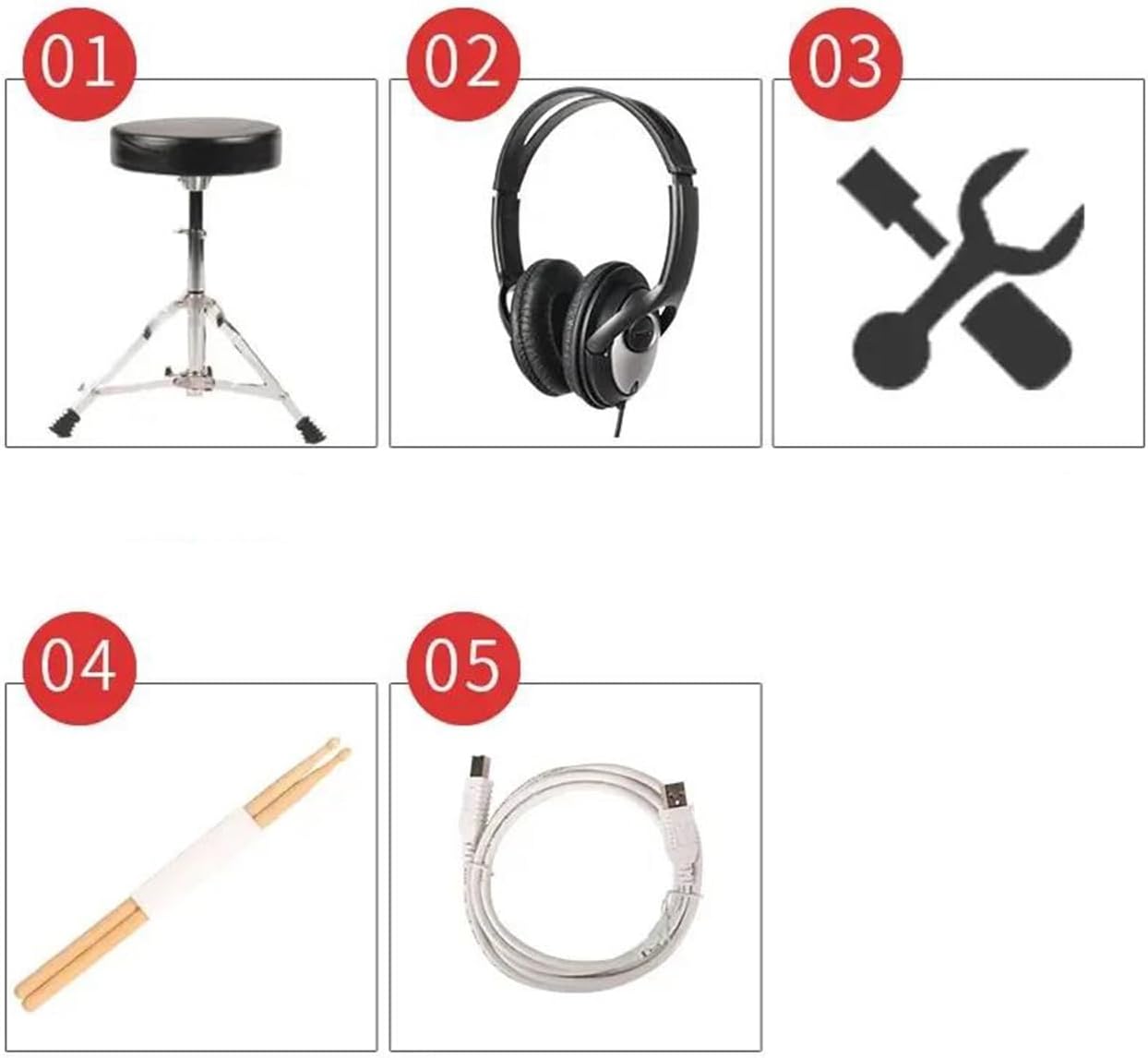 Portable Electronic Drum Set Adults Profession Electronic Drum Outdoor Eletronica Musical Instruments Electric Drum for Beginner