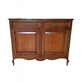 Mar.c.a. Design - Aparador Arte Povera con 2 Puertas y 2 Cajones - Madia de Madera 145x50x115 cm con Patas Made in Italy