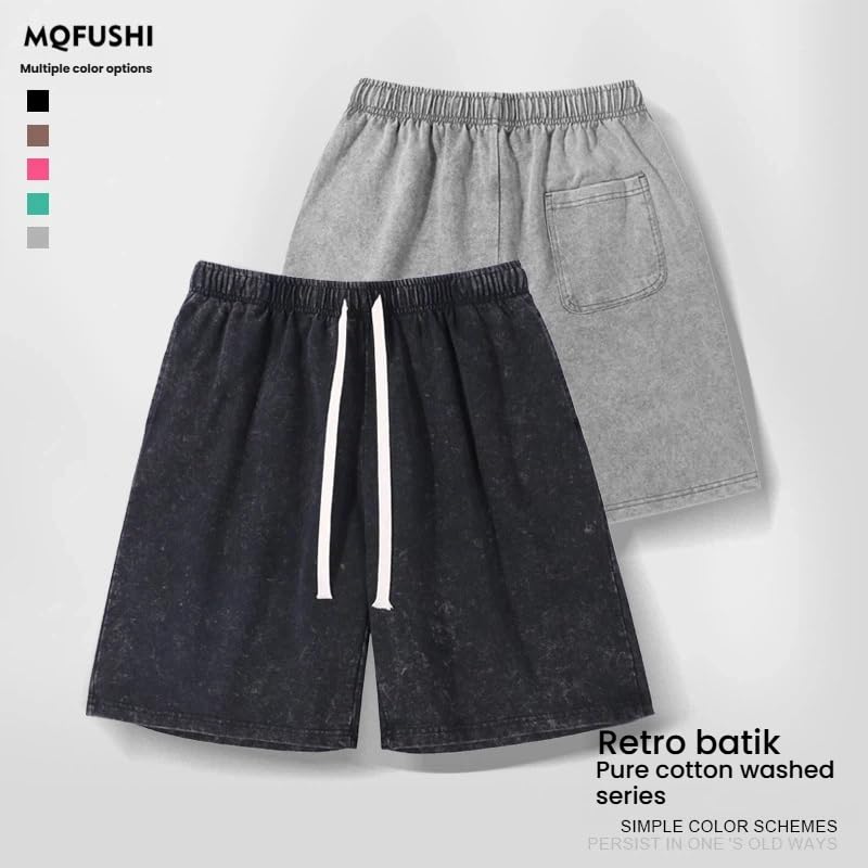 Short unisexe et pantalon ample à cinq points décontracté et fluide