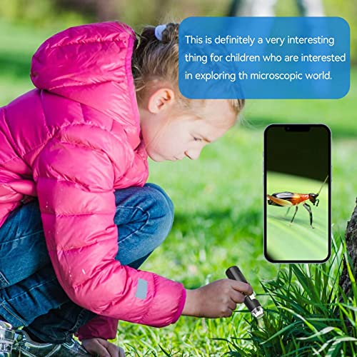 Sabtach Wireless Digital Microscope 50X-1000X Magnification With Stand Compatible Mac Windows Iphone Ipad Computer Silver #TOP3