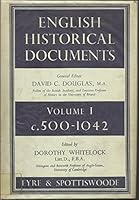 English Historical Documents C. 500-1042 B000LOC6Q6 Book Cover
