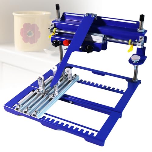 Machine de sérigraphie à poussée manuelle avec cadre 35 mm pour flacons rigides - 2